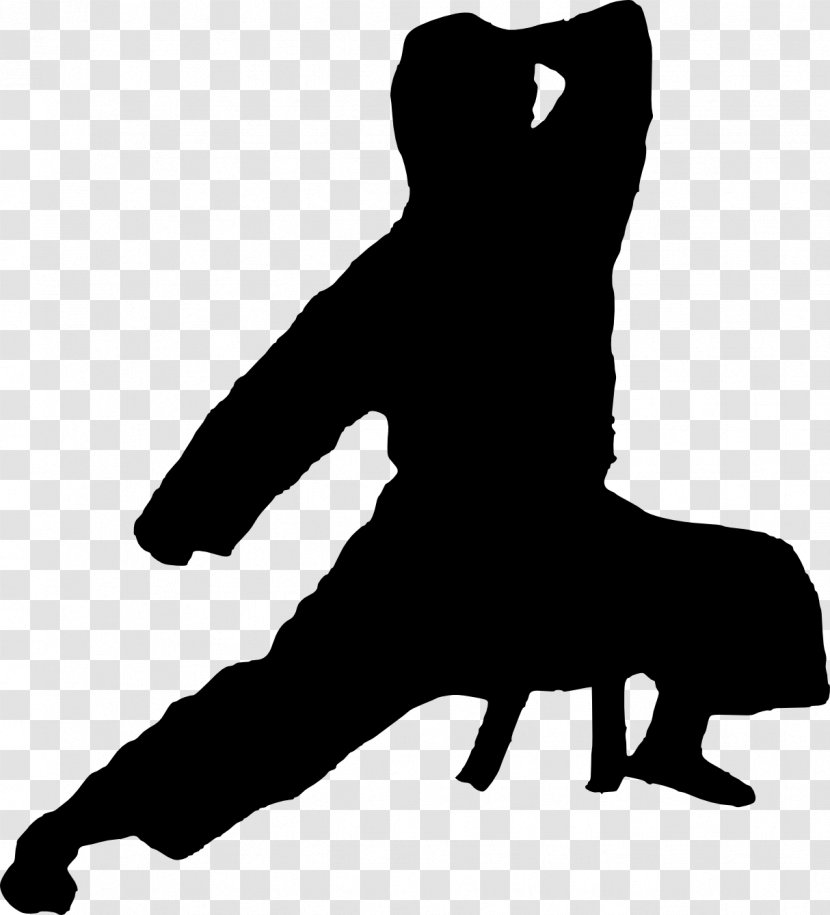 Silhouette Karate Clip Art - Taekwondo Transparent PNG