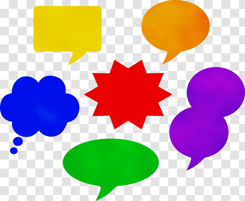 Speech Balloon - Comics - Yellow Transparent PNG