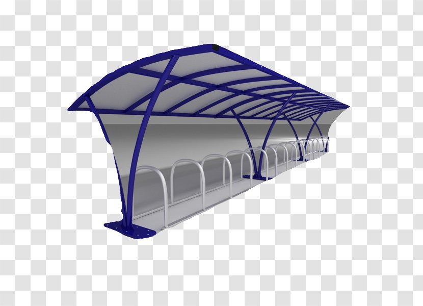 Bicycle Parking Rack Vehicle Street Furniture - Daylighting - Blue Bike Transparent PNG