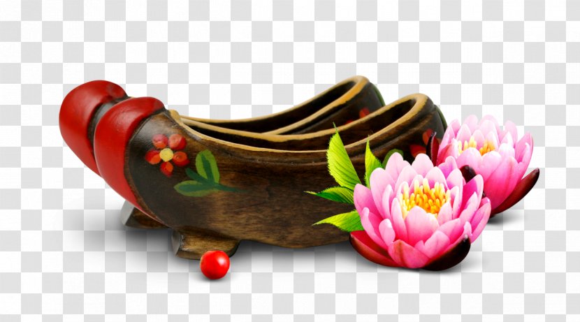 South Korea Clog Icon - Designer - Lotus Transparent PNG