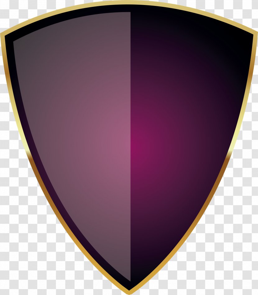 Shield Icon - Escutcheon - Purple Transparent PNG