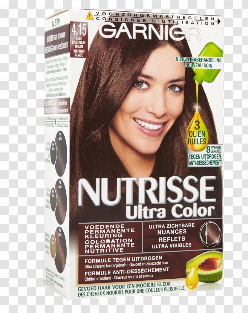 Hair Coloring Garnier Brown Transparent PNG