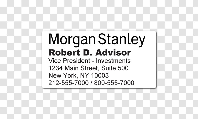 Morgan Stanley Wealth Management Brand Line Font - Rectangle Transparent PNG
