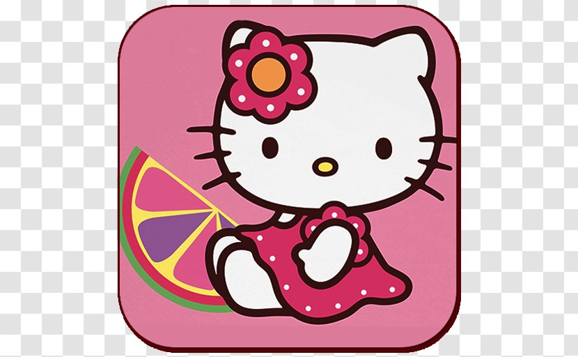 Hello Kitty Mural Drawing Wallpaper - Magenta Transparent PNG