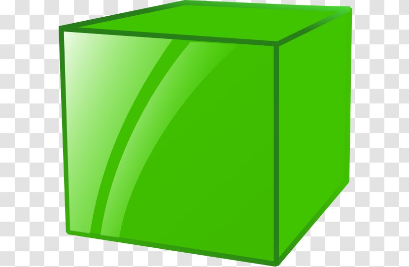 Cube Shape Green Clip Art - Cliparts Transparent PNG
