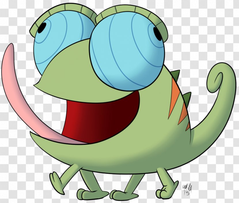 Drawing DeviantArt - Cartoon - Chameleon Transparent PNG