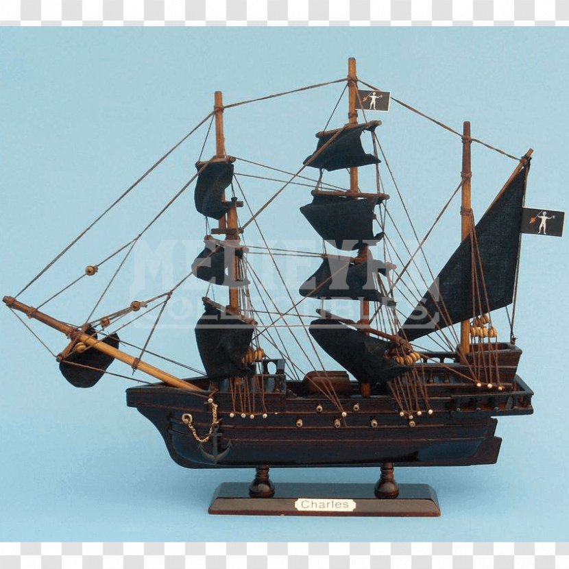 Wooden Ship Model Black Pearl Piracy - Baltimore Clipper - Replica Transparent PNG