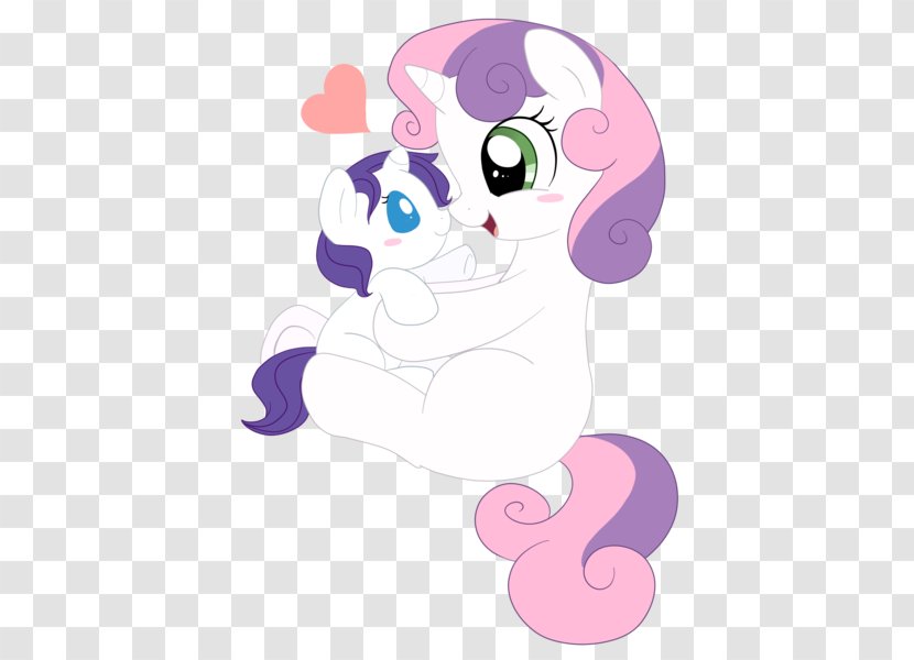 Cat Rarity Sweetie Belle Infant Pony - Cartoon Transparent PNG