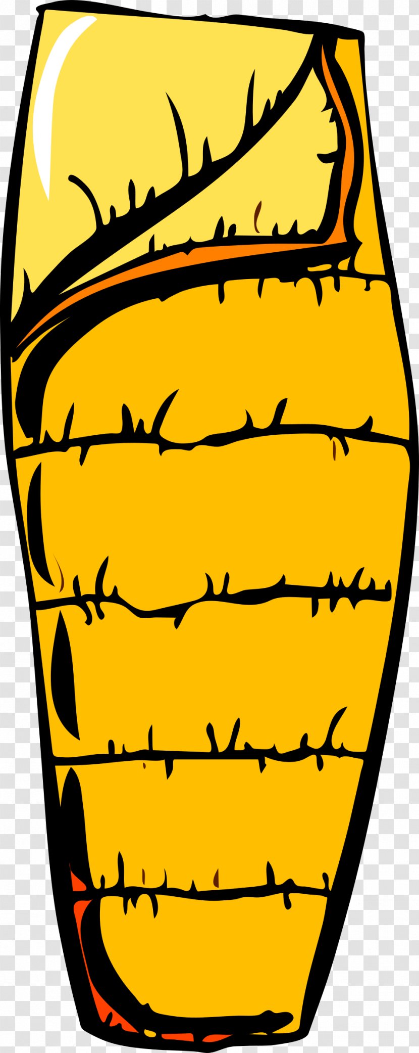 Sleeping Bags Camping Clip Art - Tent - Yellow Transparent PNG