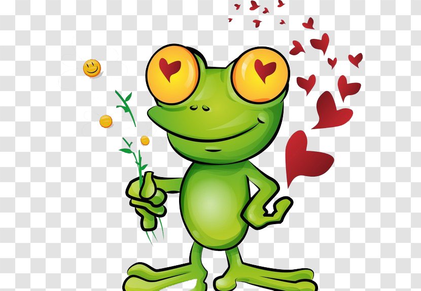 The Frog Prince Cartoon Illustration - Royaltyfree - Love Frogs Transparent PNG
