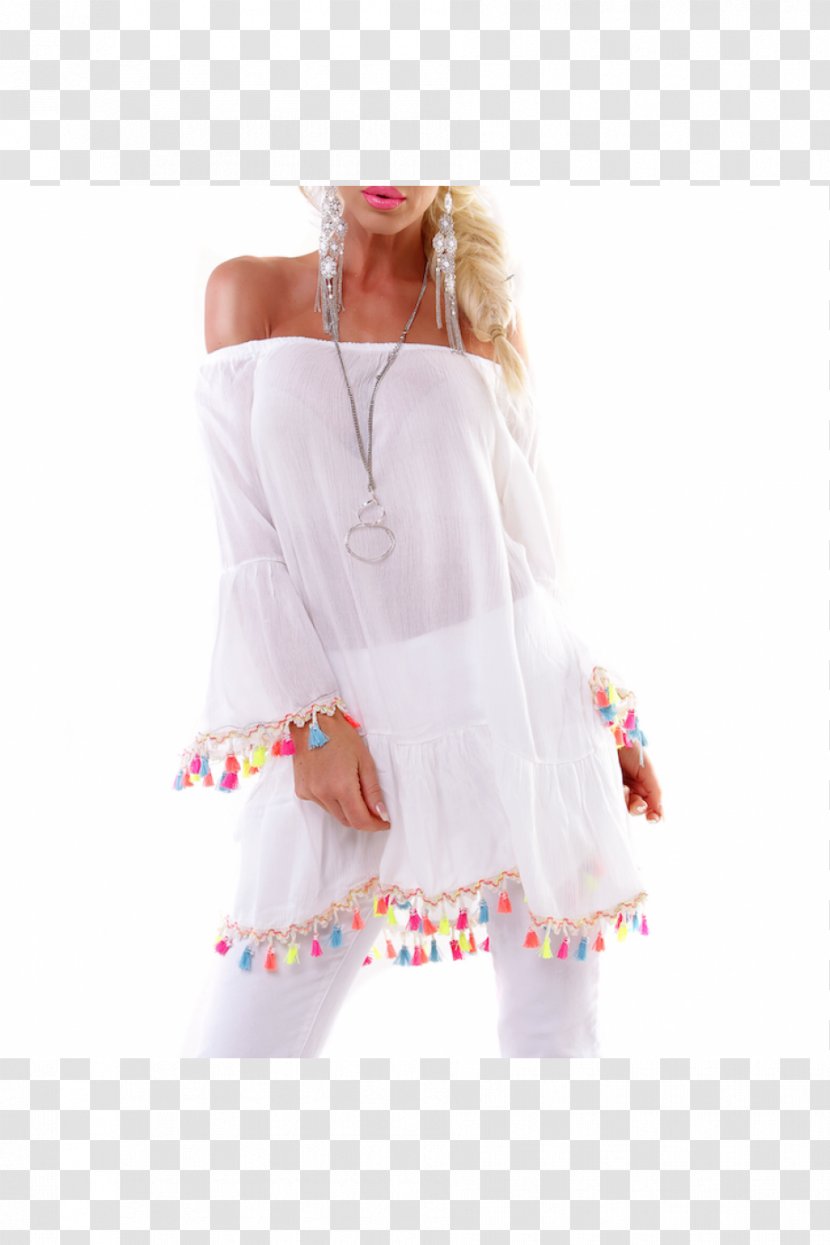 Nightwear Shoulder Blouse - Hippie Transparent PNG