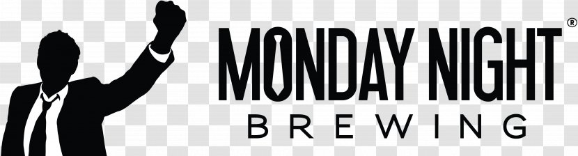 Logo Monday Night Brewing Brewery Font Brand - Black - And White Transparent PNG