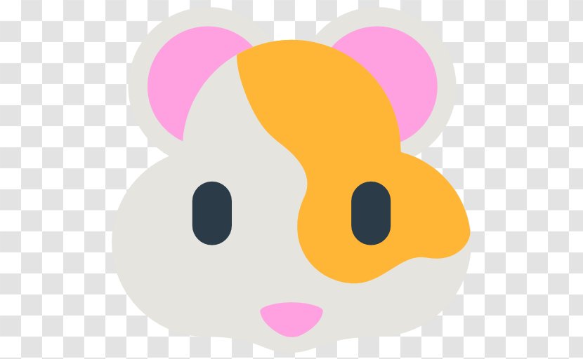 Hamster Apple Color Emoji Emoticon Clip Art - Rabbit Transparent PNG
