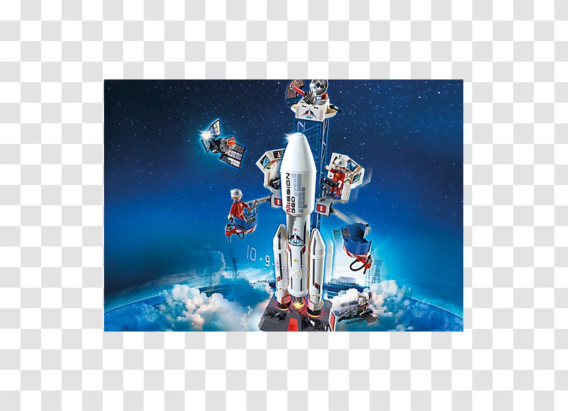 playmobil rocket launch