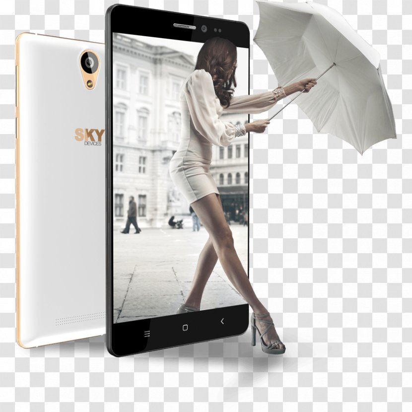 Smartphone Sky Devices Platinum 6.0+ LTE 4G IPhone - Portable Communications Device Transparent PNG