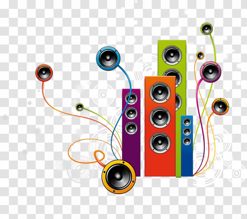 Microphone Loudspeaker Disc Jockey Desktop Wallpaper Dubstep - Watercolor - Hd Psd Design Transparent PNG