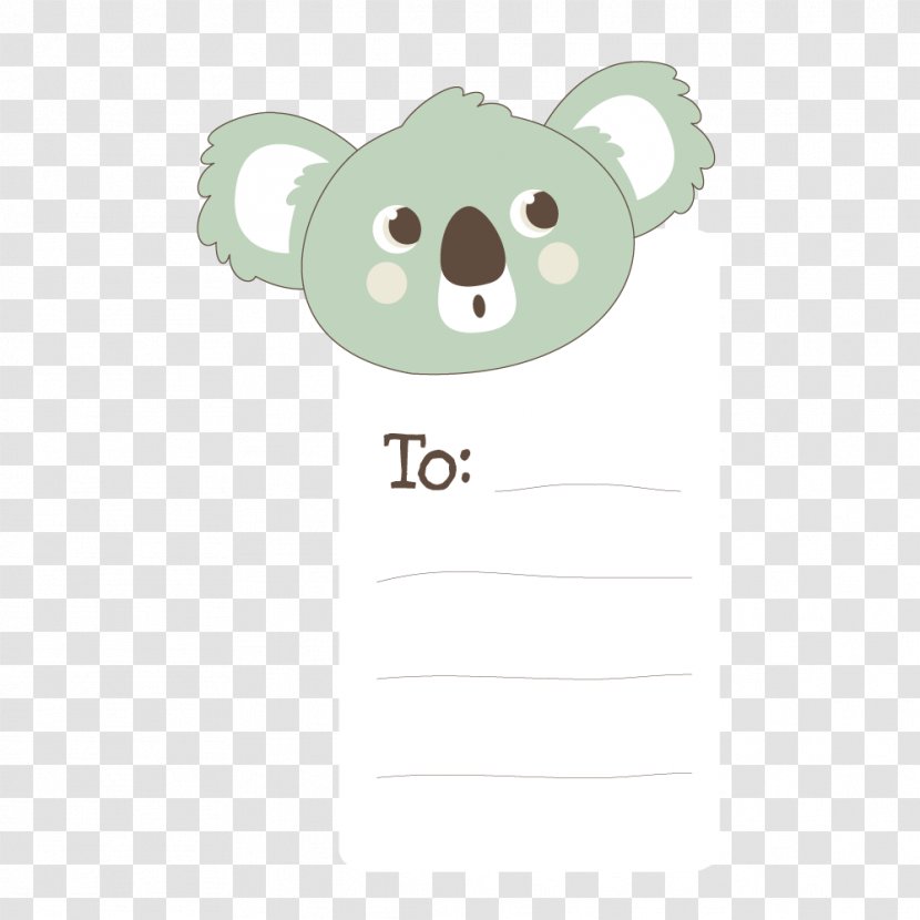 Paper Bear Koala - Tree - Head Transparent PNG