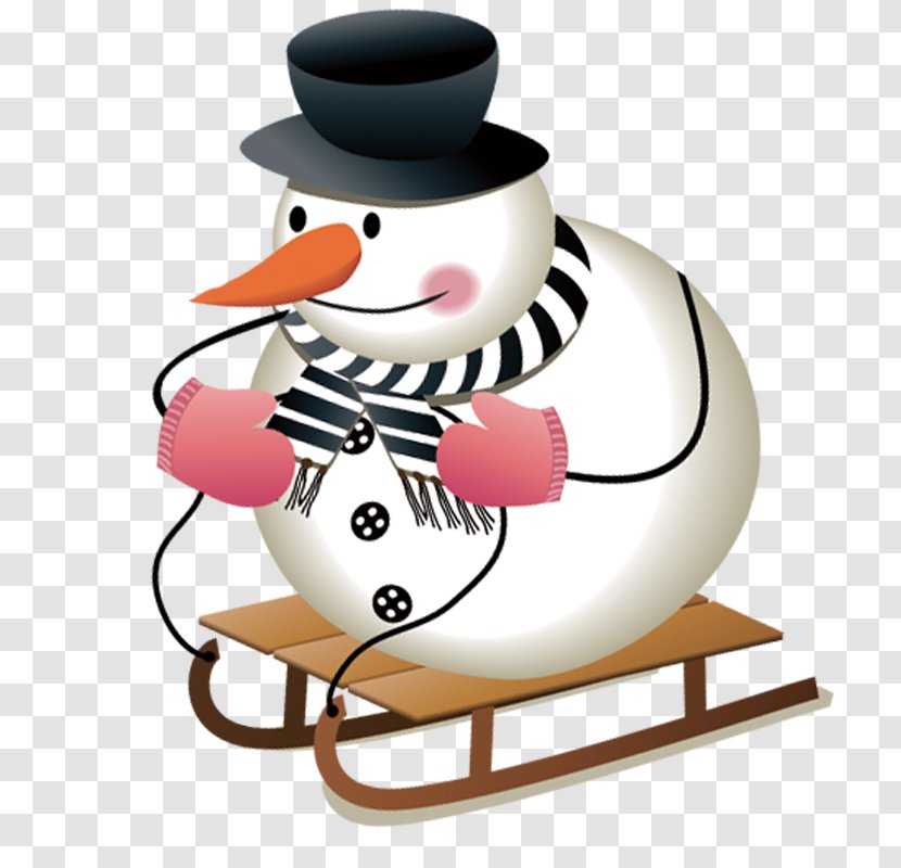 Snowman Cartoon Clip Art - Christmas Transparent PNG