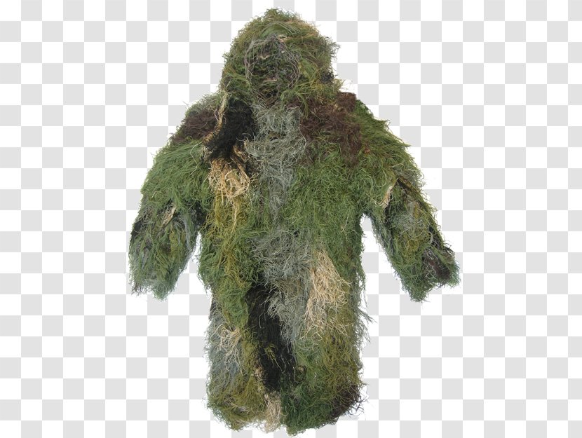 Ghillie Suits Military Camouflage Jacket - Tree Transparent PNG