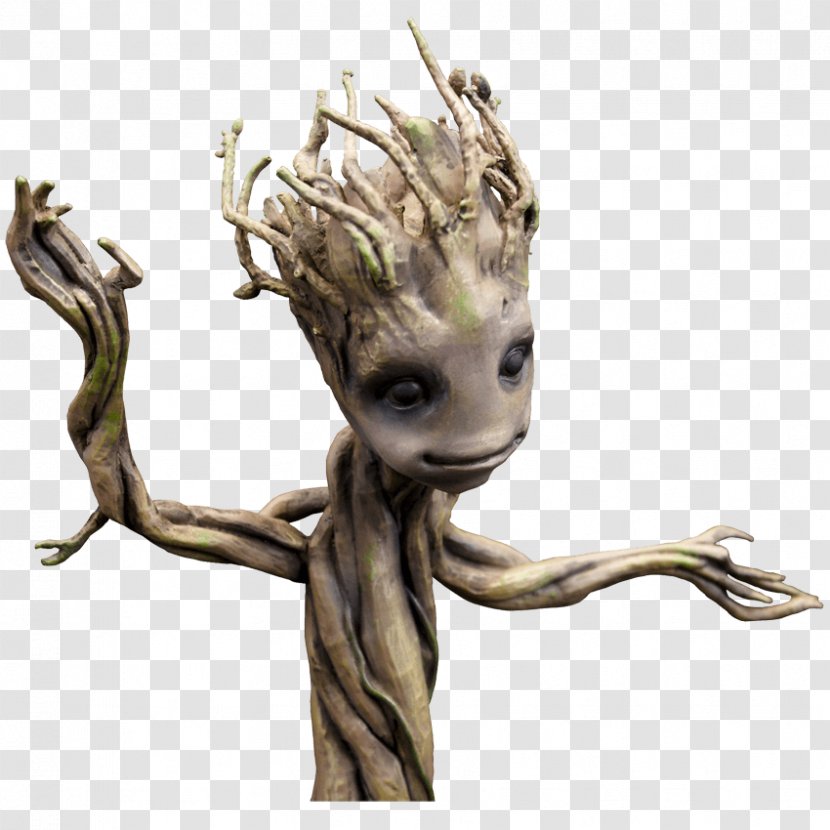 Baby Groot Statue Dance Sculpture - Guardians Of The Galaxy Vol 2 Transparent PNG