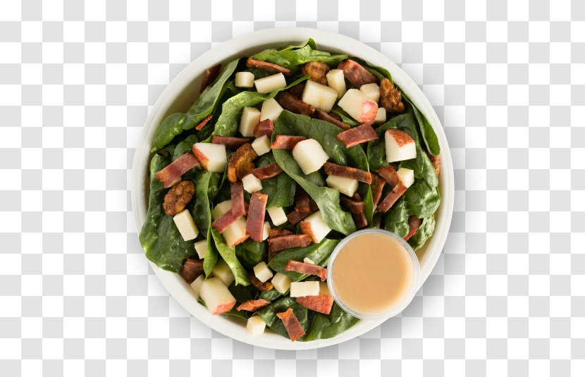 Spinach Salad Fattoush Vegetarian Cuisine Leaf Vegetable Recipe - Superfood Transparent PNG