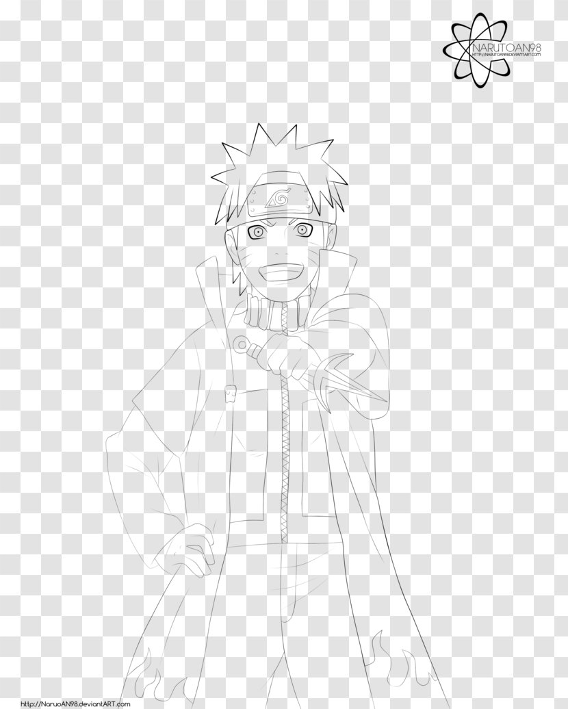 Nose Drawing Line Art White Sketch - Flower - Lineart Naruto Transparent PNG