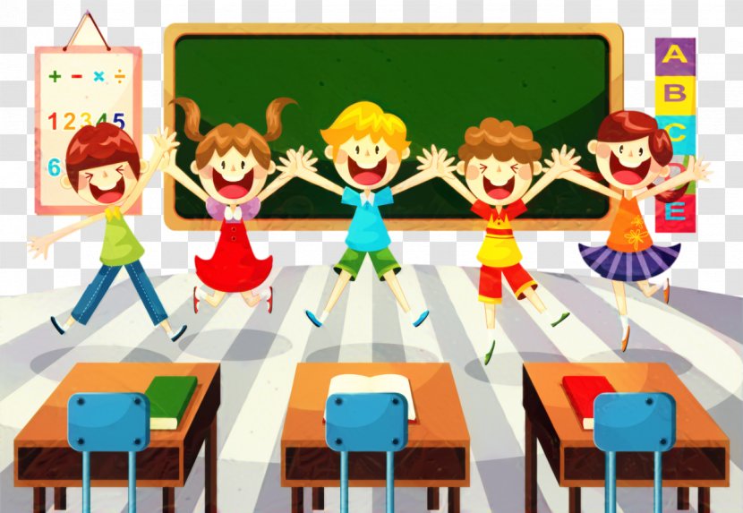 Preschool Cartoon - School - Table Recreation Transparent PNG