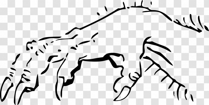 Monster Hand Clip Art - Silhouette - Claw Transparent PNG