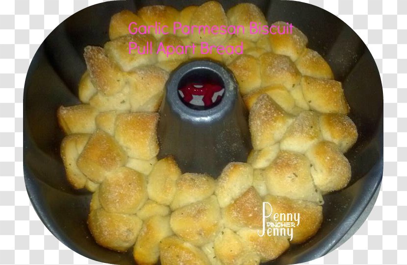 Garlic Bread Monkey Bundt Cake American Cuisine Pumpkin - Finger Food - Parmesan Transparent PNG