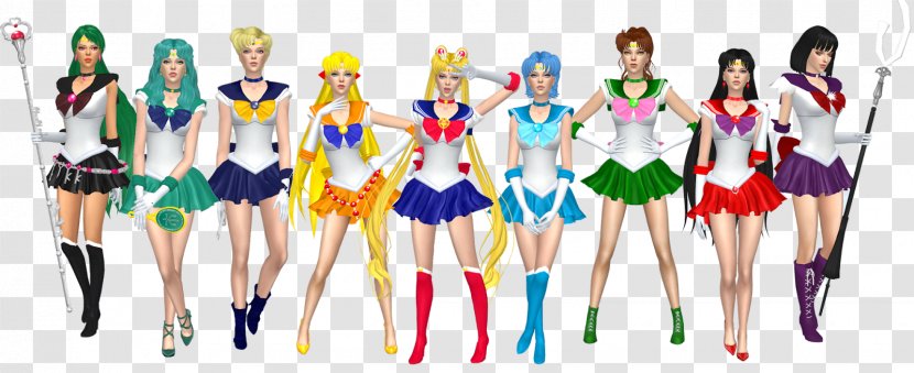 The Sims 4 Sailor Moon Mars Chibiusa - Watercolor Transparent PNG