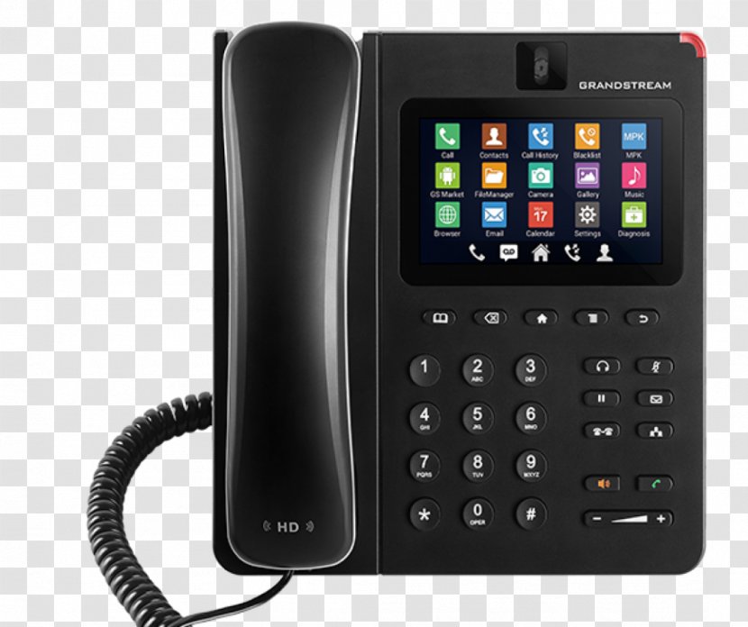 Grandstream GXV3240 VoIP Phone Networks Mobile Phones Voice Over IP - Corded - Sip Transparent PNG