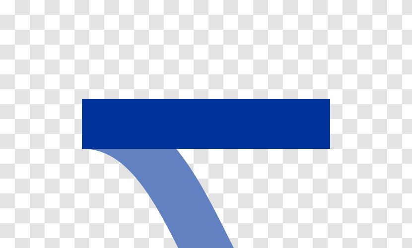 Brand Logo Line - Electric Blue Transparent PNG