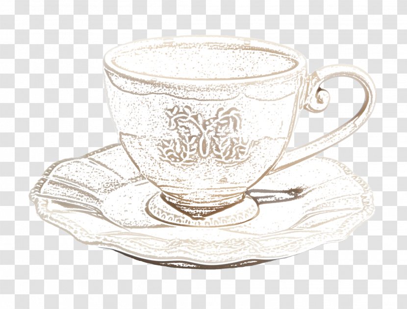 Coffee Tea Cafe Drawing - Tableware - Sketch Transparent PNG