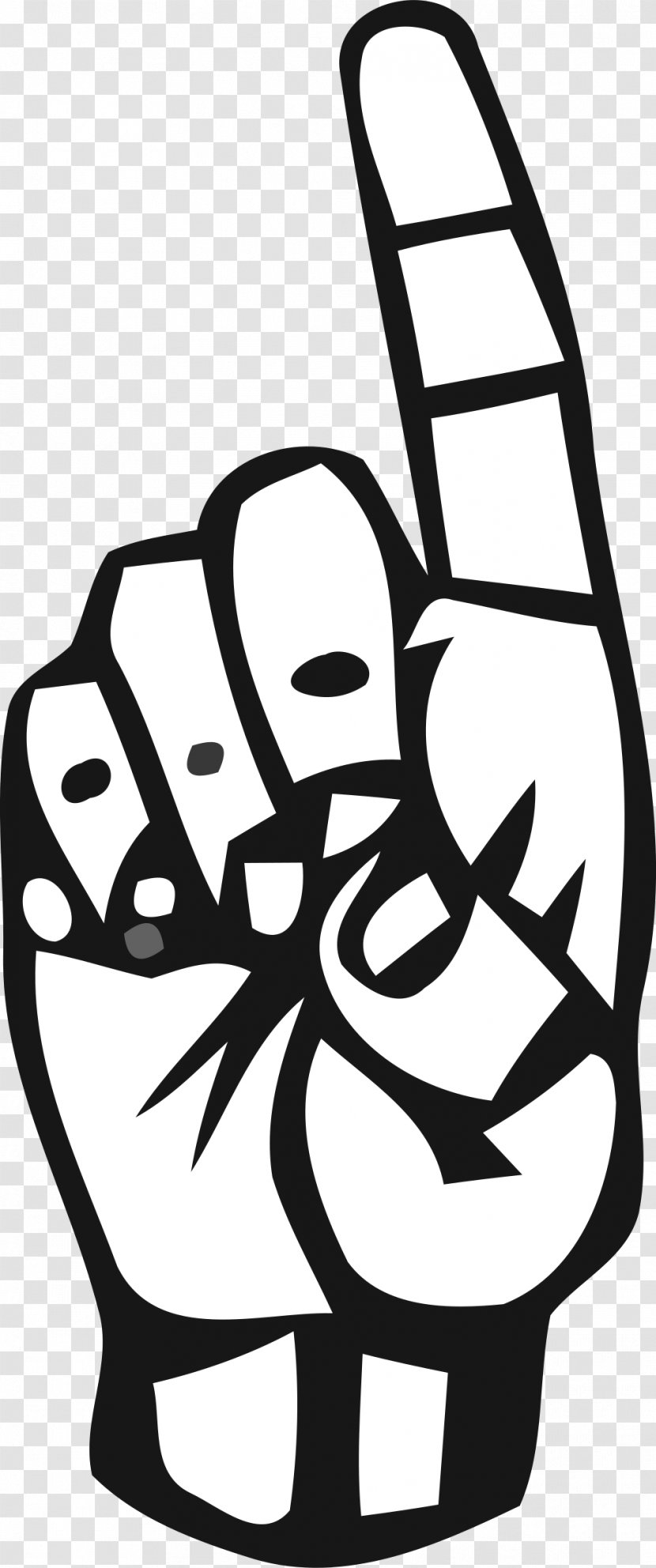 American Sign Language Clip Art Vector Graphics - Pointing - Symbol Transparent PNG