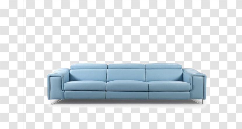 Couch Blue Sofa Bed - Decorative Transparent PNG