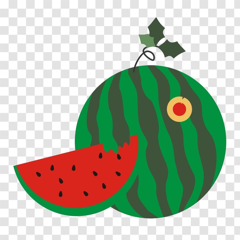 Watermelon - Watercolor - Heart Transparent PNG