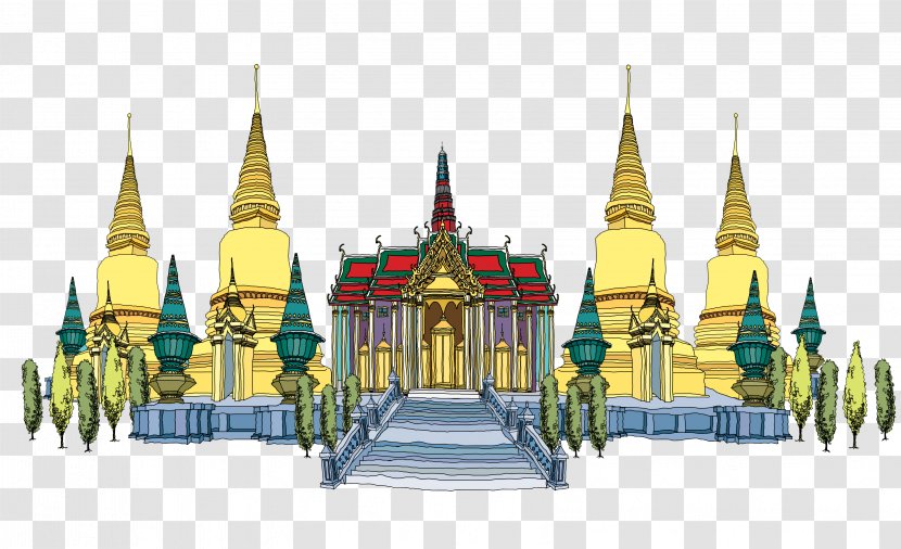 Thailand Computer File - Wat - Grand Palace Transparent PNG