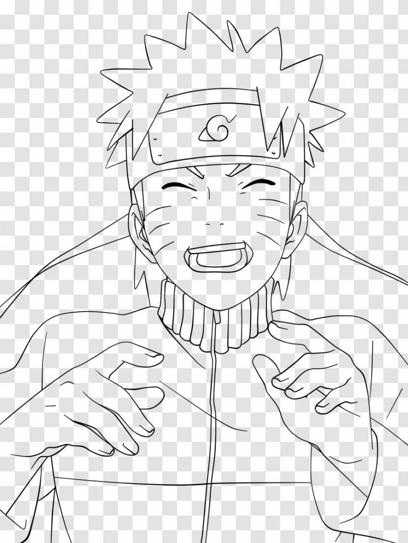 /m/02csf Line Art Drawing Nose Cartoon - Naruto Transparent PNG