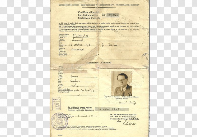 Document - Holocaust Transparent PNG