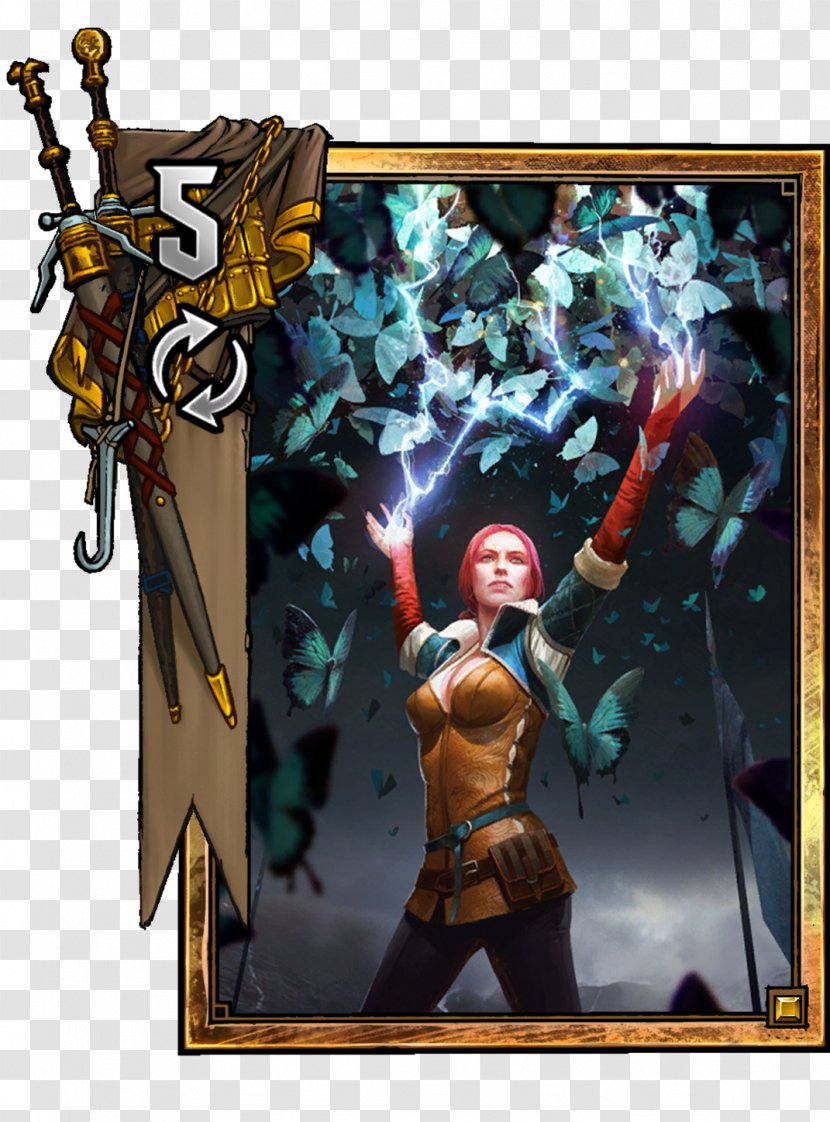 Gwent: The Witcher Card Game 3: Wild Hunt Triss Merigold Geralt Of Rivia CD Projekt - Ciri - Spell Leather Transparent PNG