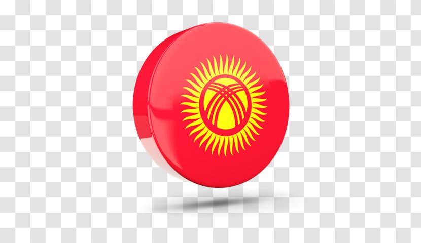 Flag Of Kyrgyzstan Logo Circle - Hertz Corporation Transparent PNG