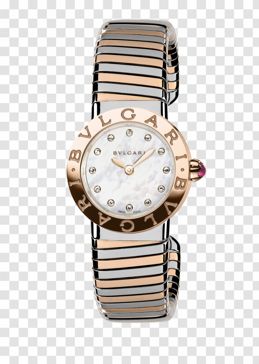 Bulgari Watch Jewellery Quartz Clock Luxury Goods - Metal - Watches Rose Gold Female Table Steel Transparent PNG