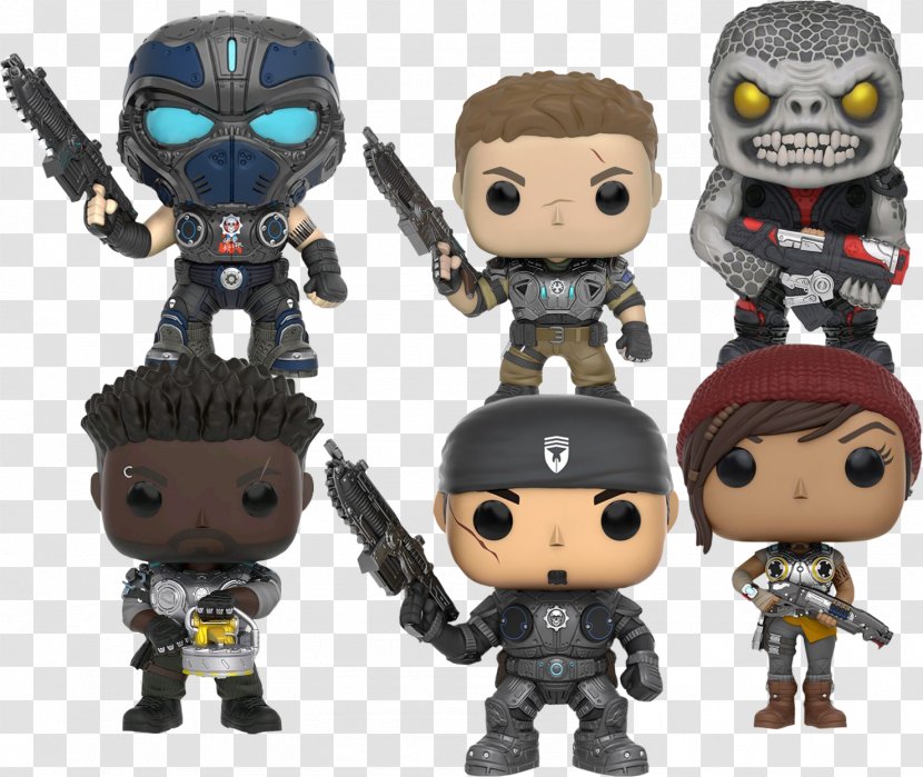 Gears Of War 4 3 2 Funko - Figurine - Video Game Transparent PNG