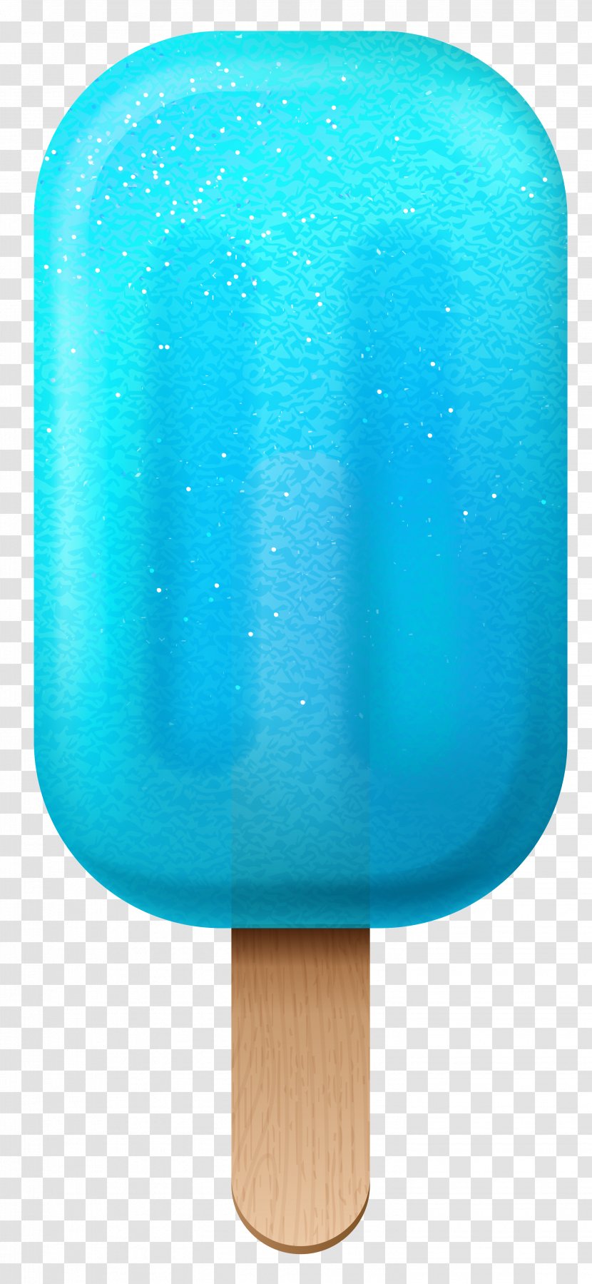 Ice Cream Cone Pop Clip Art - Azure - Blue Clipart Image Transparent PNG