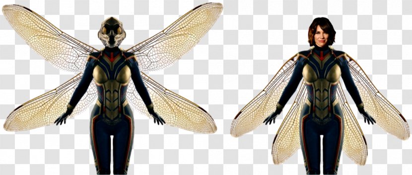 Wasp Hope Pym Ant-Man Hank Cassandra Lang - Invertebrate - Moths And Butterflies Transparent PNG