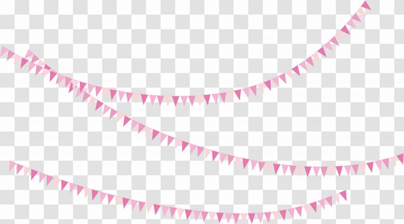 Pink Triangle Flag - Bunting Transparent PNG