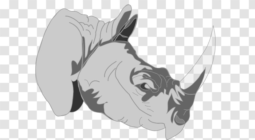 Rhinoceros White Rhino Apps Cartoon Horn Clip Art - Animation - Purple Cliparts Transparent PNG