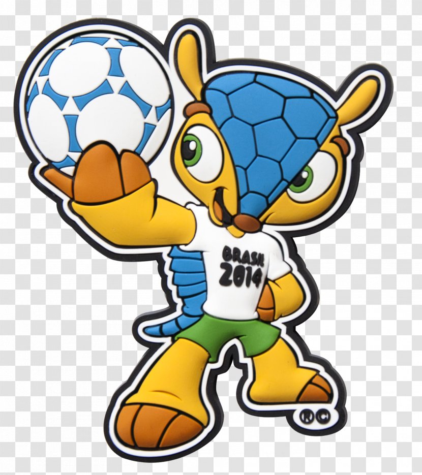 2014 FIFA World Cup Brazil Fuleco Official Mascots - Fifa - Mascot Transparent PNG