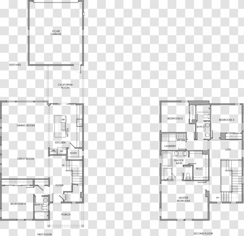 Floor Plan The Farm By Williams Homes House Building Garage - Attic Transparent PNG