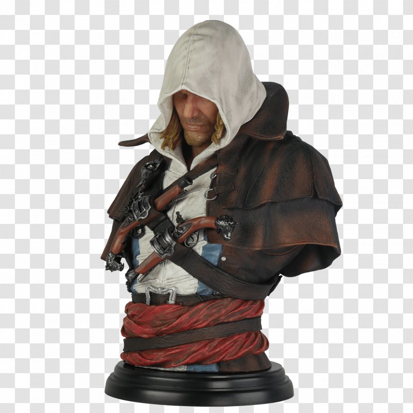 Assassin's Creed IV: Black Flag Bust Creed: Origins Edward Kenway - Sculpture - Assassins Transparent PNG